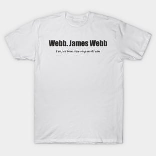 James Webb reviewering (solid black) T-Shirt